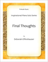 Final Thoughts piano sheet music cover